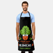 Tablier Mangeur de Kimchi Drôle (Porté)