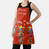 Tablier Mangez Boire et Soyez de joyeux animaux Apron (Insitu)