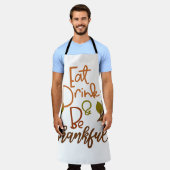 Tablier Mangez Boire et soyez heureux (Porté)