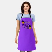 Tablier Mangez, buvez et ayez peur, Halloween Apron (Porté)
