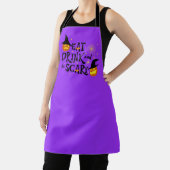 Tablier Mangez, buvez et ayez peur, Halloween Apron (Insitu)