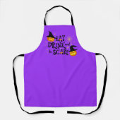 Tablier Mangez, buvez et ayez peur, Halloween Apron (Recto)