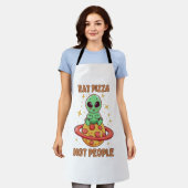 Tablier Mangez de la pizza pas des gens (Porté)