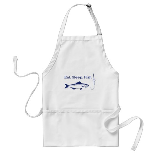 Tablier Mangez du poisson endormi (Devant)