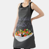 Tablier Mangez plus de plantes frais motivation salade let (Insitu)