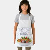 Tablier Mangez plus de plantes frais motivation salade let (Insitu)