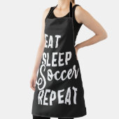 Tablier mangez sommeil soccer répéter (Insitu)