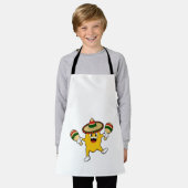 Tablier Mango comme musicien avec Maraca (Porté)