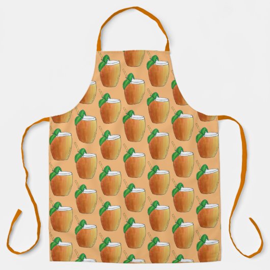 Tablier Mango Lassi Rafraîchissant Yaourt indien Boire Fru (Recto)