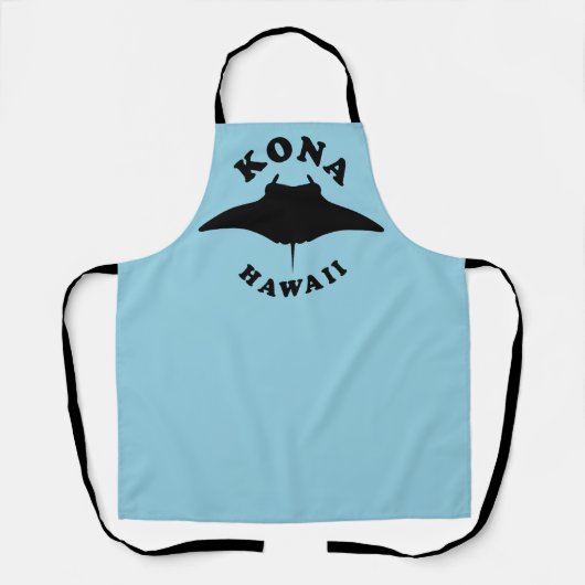 Tablier Manta Ray Plongée à Kona, Hawaii (Recto)