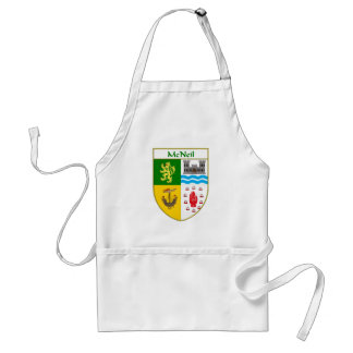 Tablier Manteau de McNeil des bras/de crête de famille