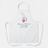 Tablier Manucure Pink Nail Polonais Professionnels de la b (Recto)