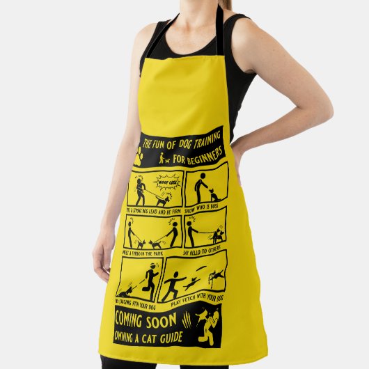 Tablier Manuel d'instruction de chien amusant (Insitu)