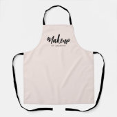 Tablier Maquillage de l'équipe de logo de script rose Blus (Recto)