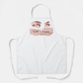 Tablier Maquillage Eyebrows Lashes Parties scintillant Ros (Recto)