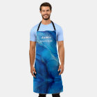 Marbre Bleu Effet Style élégant