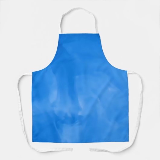 Tablier Marbre liquide Abstrait à éclaboussures bleues (Recto)