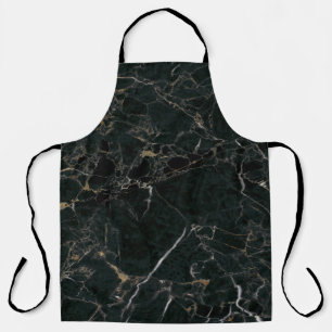 Tablier Marbre Noir Élégant : Fond Texturé