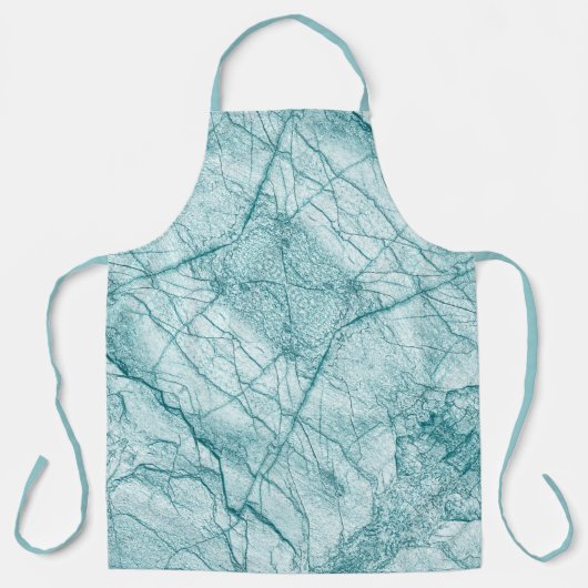 Tablier Marbre turquoise foncé (Recto)