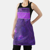 Tablier Marbre violet moderne Abstrait (Insitu)