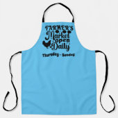 Tablier Marché agricole ouvert tous les jours ajouter Jour (Recto)