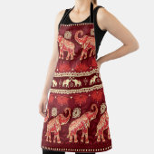 Tablier Marche des éléphants : Jouer Motif sans couture. (Insitu)