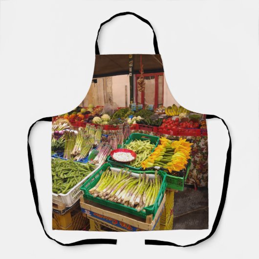 Tablier Marché italien des fruits et légumes à Pise (Recto)