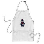 Tablier Marching Band Cat Drummer Navy Blue Red (Devant)