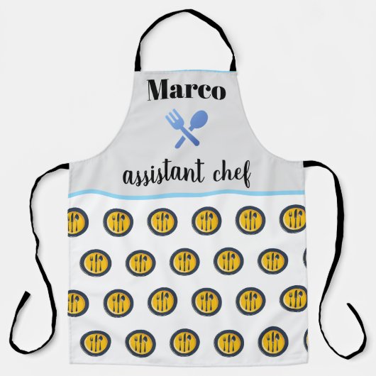Tablier Marco assistant cuisinier (Recto)