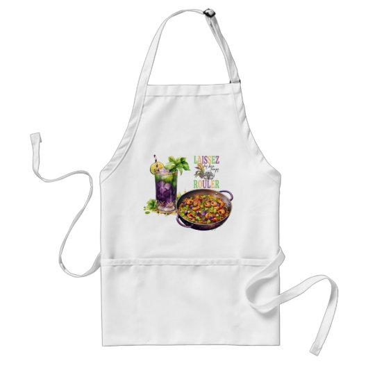 Tablier Mardi Gras Apron (Devant)