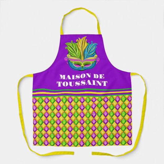 Tablier Mardi Gras Carnivale (Recto)