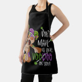 Tablier Mardi Gras Costume Don't Make Me Go All Voodoo (Insitu)