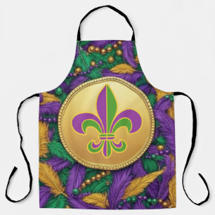 Tablier Mardi Gras Fleur de lis