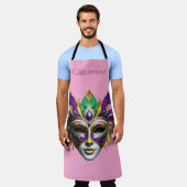 Tablier Mardi Gras Masque Thunder_Cove (Porté)