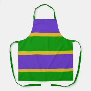 Tablier Mardi Gras Stripes