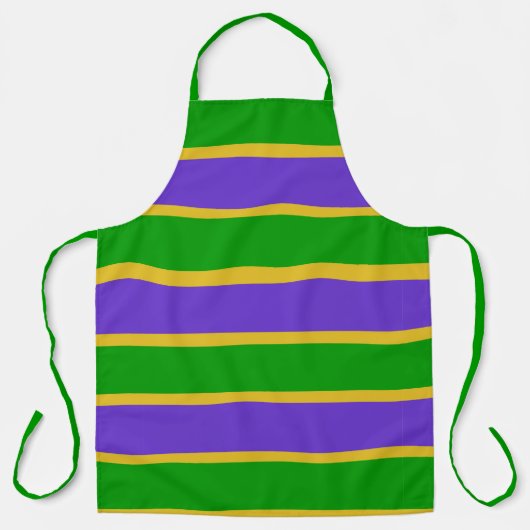 Tablier Mardi Gras Stripes (Recto)