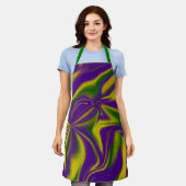 Tablier Mardi Gras Swirls (Porté)