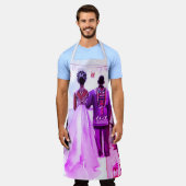 Tablier Mariage afro-américain (Porté)