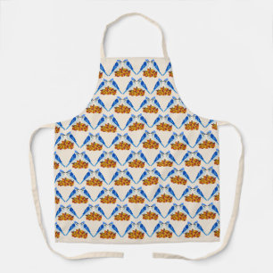 Tablier Mariage de automne Kissing Blue Jays