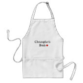 Tablier Mariage nuptial personnalisé (Devant)