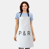 Tablier Mariage partenaire romantique ajouter une lettre i (Porté)