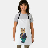 Tablier Marié ours avec costume (Insitu)