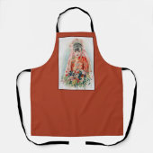 Tablier Mariée en rouge au Mariage chinois à Shanghai (Recto)