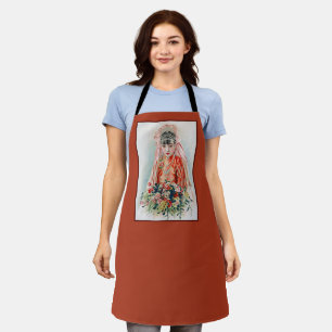 Tablier Mariée en rouge lors d'un mariage chinois à Shangh