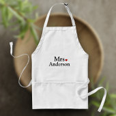 Tablier Mariée personnalisée