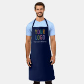 Tablier Marine Blue Apron Promotionnels Custom Company Log (Porté)