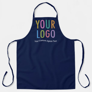 Tablier Marine Blue Apron Promotionnels Custom Company Log