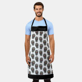 Tablier Mariposa Crâne de sucre Mexique inspiré (Porté)