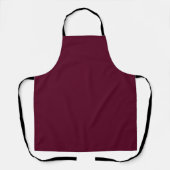Tablier Maroon simple minimaliste (Recto)