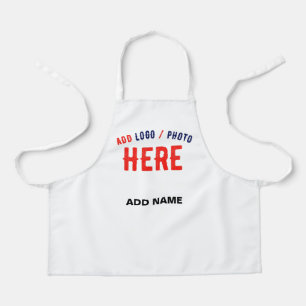 TABLIER MARQUE BLANCHE MODERNE ET PERSONNALISABLE VÉRIFIÉE